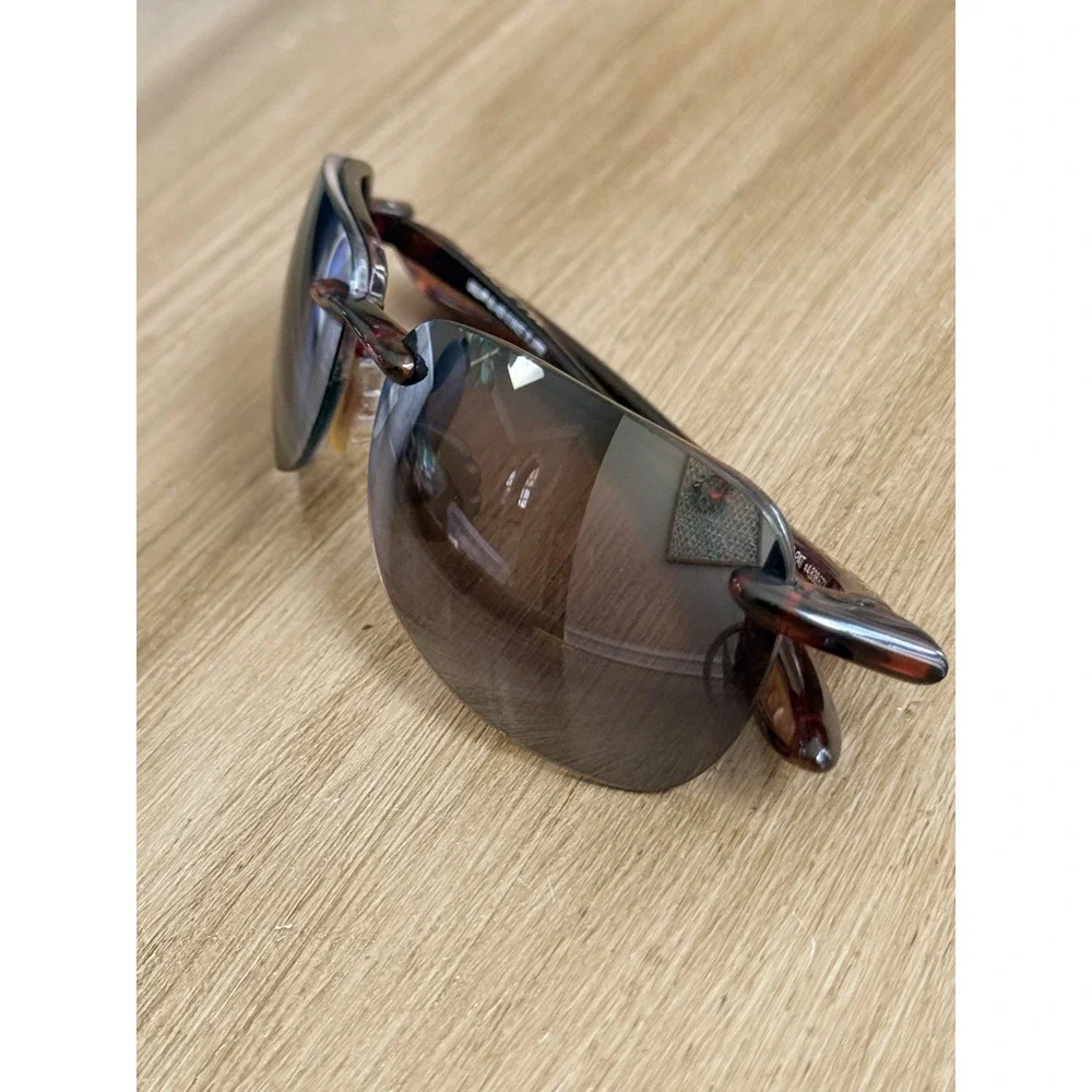 MAUI JIM Sandy Beach/Brown Tortoise MJ-408-10 Sport Half-Rim Sunglasses
